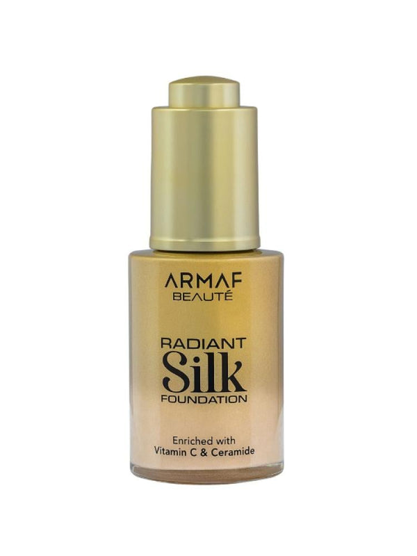 Armaf Beauty Radiant Silk Foundation 30ml - Vitamin C, Ceramides | Shade 04 Soft Beige