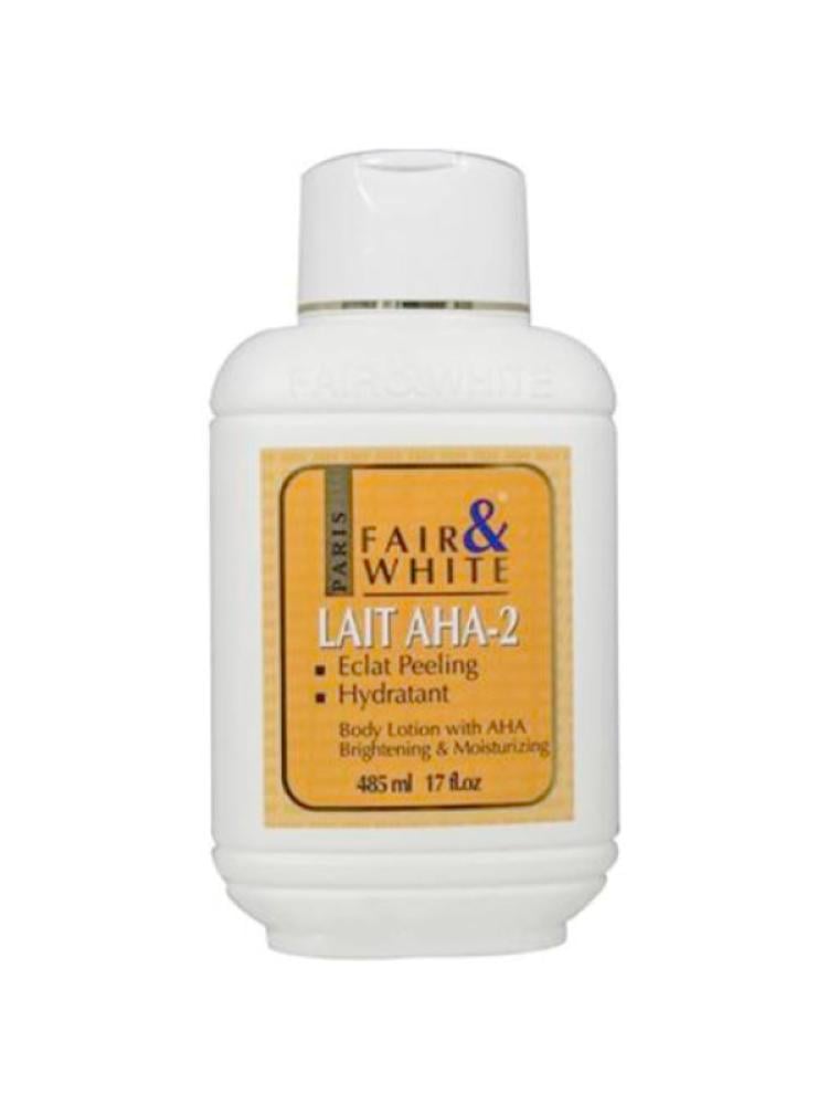 Fair & White AHA-2 Brightening Body Lotion with Lactic Acid & Glycerin - 485ml