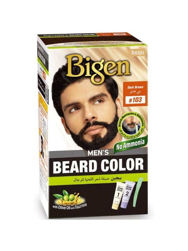Bigen Men's Beard Dye Dark Brown B103