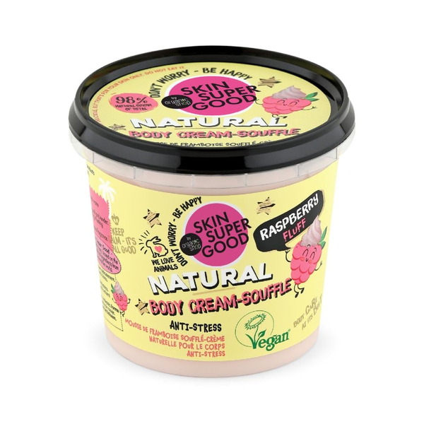 Top Rated Body Cream Raspberry Souffle Natural Hydration Organic Shop 360ml