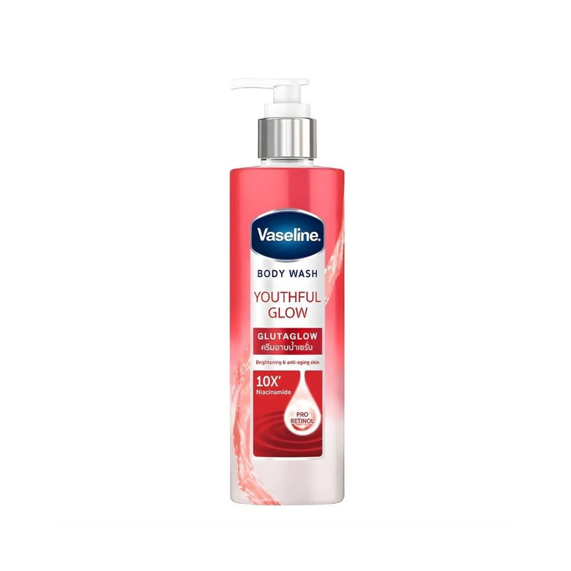 Vaseline Youthful Glow Body Wash, Hydrating Formula, 425ml