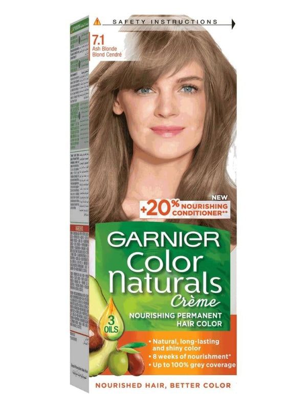 Ash Blonde Hair Color Ash Blonde 7.1 Garnier 100ml
