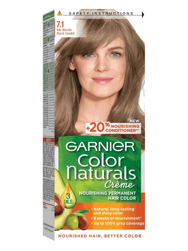 Ash Blonde Hair Color Ash Blonde 7.1 Garnier 100ml