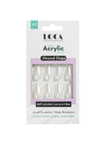 Loca A2 Pearl White Almond Shape Acrylic Artificial Nails