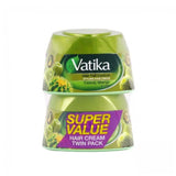 Vatika Styling Cream with Olive & Aloe Vera for Hair Strengthening 140ml