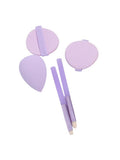 Beauty System Makeup Kit - Blending Sponge, Powder Puffs, Dual-Ended Brushes