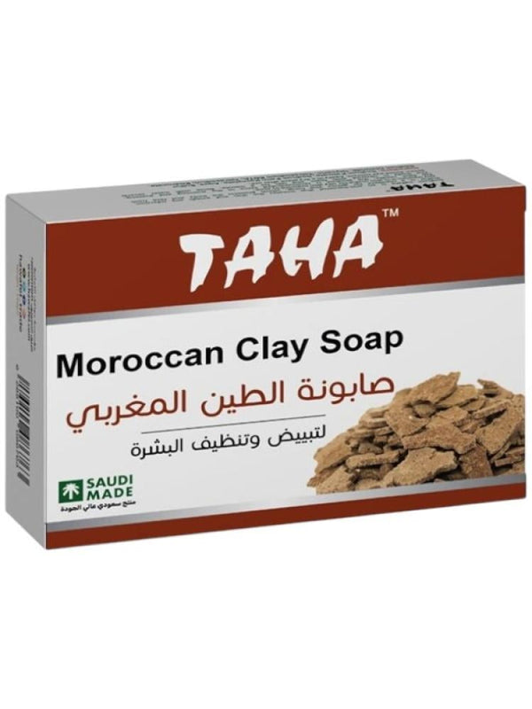 Taha Moroccan Clay Soap - Brightening & Deep Cleansing, 125g