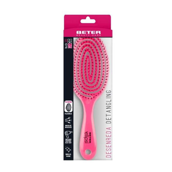Beter Detangling Hairbrush, Wheat Fiber, Anti-Tangle Bristles