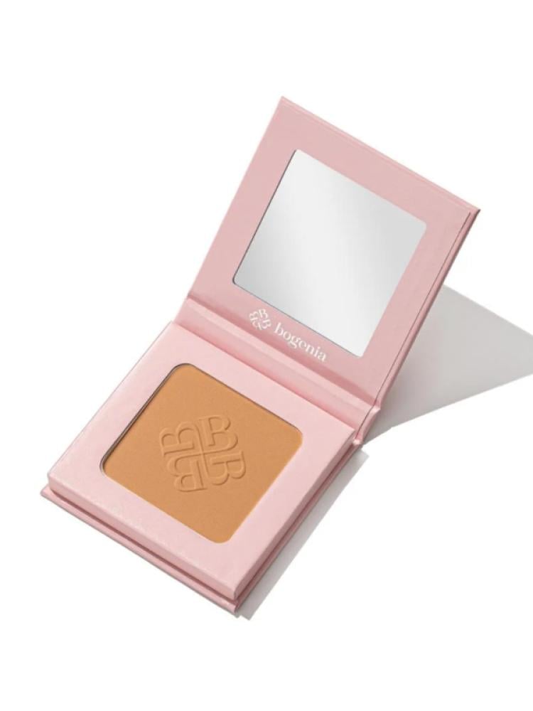 Pressed Powder for Oily Skin Matte Finish Angelique Bogenia Dark Medium 12g