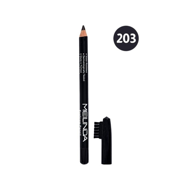 Meilinda Eyebrow Pencil 203 Smudge-Proof Heat-Resistant Definition