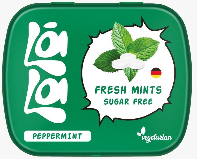Peppermint Breath Mints Sugar-Free Refreshing Confectionery Lala 14g
