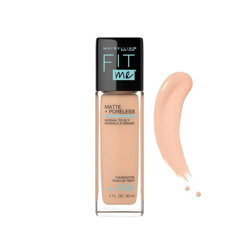Maybelline Fit Me Matte Poreless Liquid Foundation 130 Puff Beige
