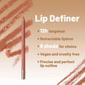 Good Morning Adios Waterproof Lip Liner Pen 08 Mocha Dream Matte Finish
