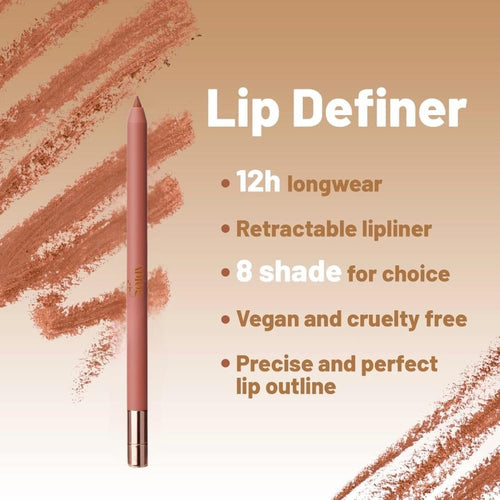 Good Morning Adios Waterproof Lip Liner Pen 08 Mocha Dream Matte Finish