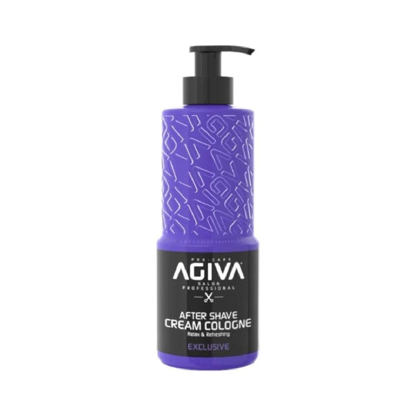 Agiva Exclo Safe Aftershave Cream, Aloe Vera & Echinacea, 400ml