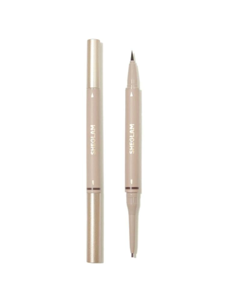 SHEGLAM BROWS ON DEMAND 2-IN-1 BROW PENCIL, AUBURN
