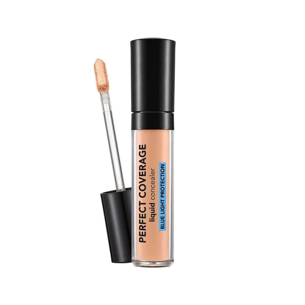 Flormar Liquid Concealer, Full Coverage, Light Medium Shade, Blue Light Protection