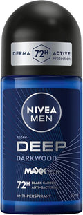 Roll On Deodorant For Men Active Carbon Deep Nivea 50ml