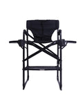Salon System Makeup Artist Chair - Model BMYB | Black | Aluminum Frame