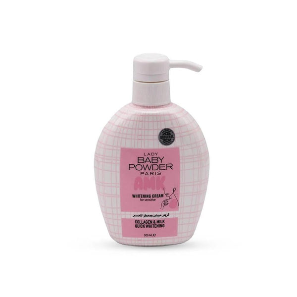 Lady Baby Powder Brightening Body Cream, Perfumed Moisturizer, 300ml