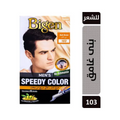 Bigen Men's Hair Dye Dark Brown 103, Ammonia-Free, 80g