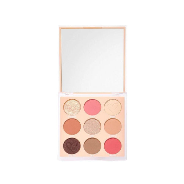 Beauty Creations Nude X Eyeshadow Palette, 9 Shades, Matte Finish