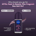 Nivea Pearl & Beauty Black Roll-On Antiperspirant Deodorant 50ml