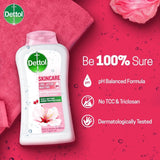 Dettol Skincare Body Wash Rose & Sakura Blossom Antibacterial Protection 250ml