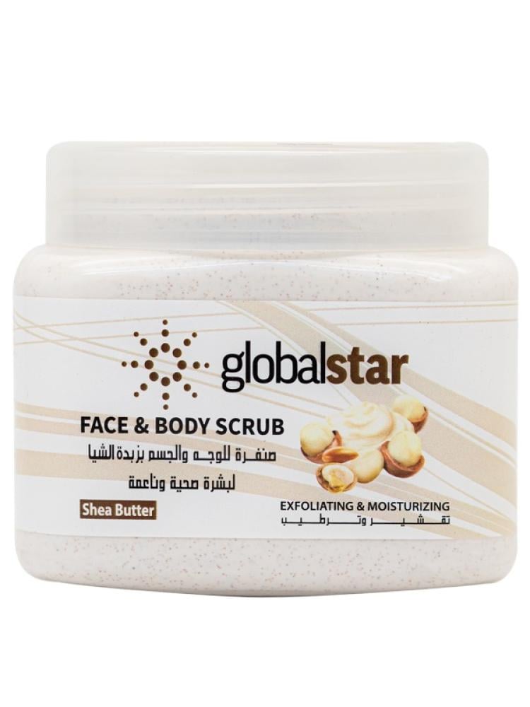 Global Star Face and Body Scrub with Shea Butter 500 ml