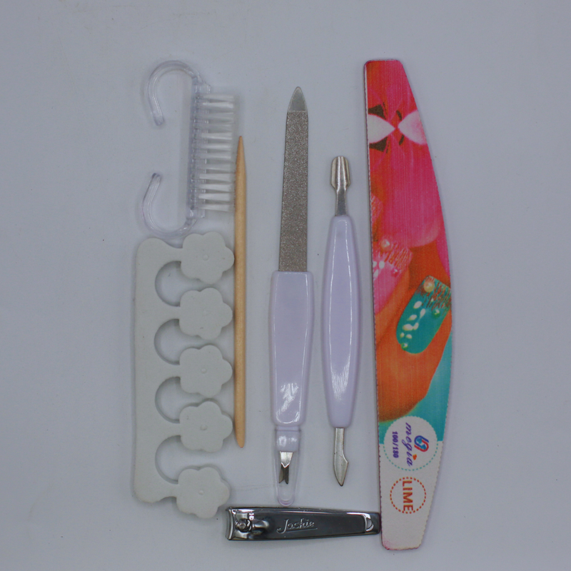 Jackie 7-Piece Pedicure Set for Nail Trimming and Dead Skin Removal