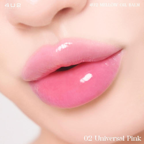 4U2 Mellow Oil Balm 3g | No. 02 Universal Pink | Vegan