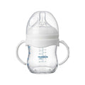 Glass Baby Bottle for Newborn Feeding 120ml Heat-Resistant MumLove