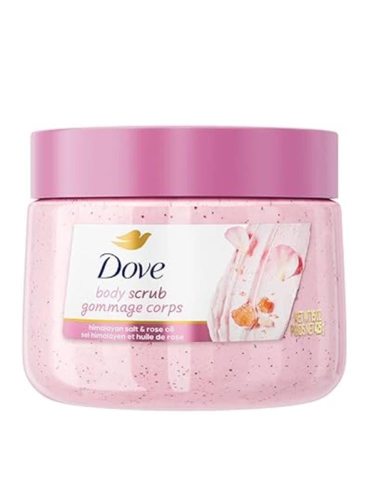 Dove Himalayan Salt & Rose Oil Body Scrub - 425g