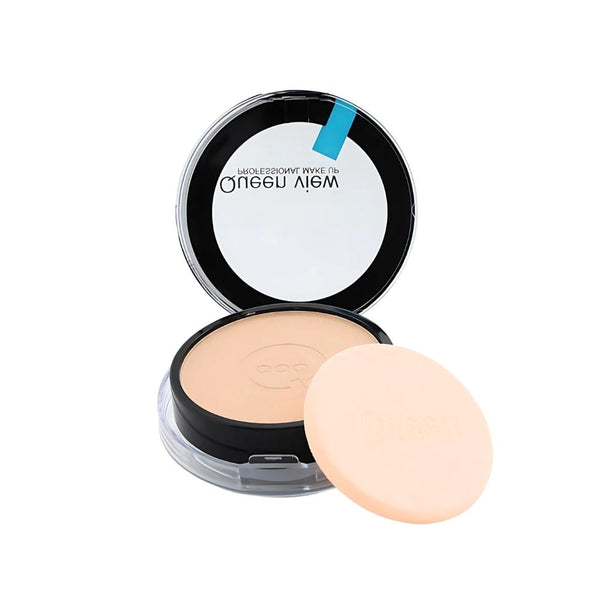 Queen View Pressed Face Powder, Matte Finish, Medium to Full Coverage