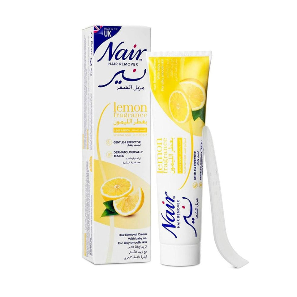 Nair Hair Removal Cream Lemon Scent for Smooth Skin 110g