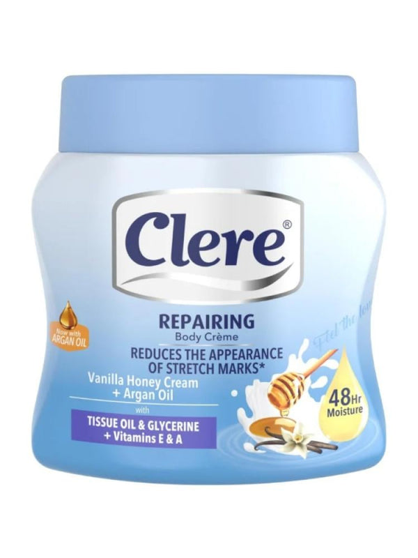 Best Moisturizing Body Cream for Dry Skin Vanilla Honey Clear 500ml