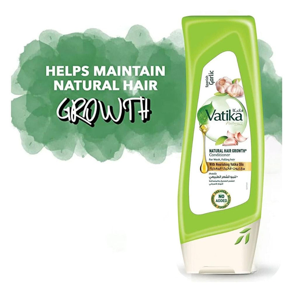 Vatika Garlic Hair Growth Conditioner for Stronger Hair & Shine 400ml
