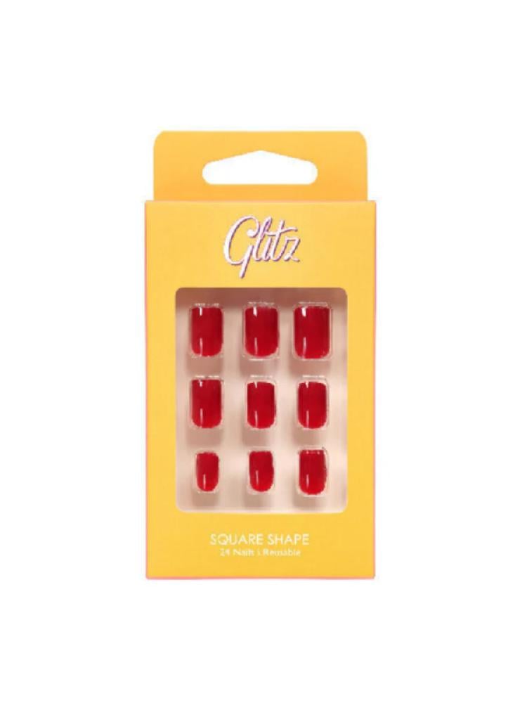 Glitz Artificial Nails - Self-Adhesive 24 Pieces