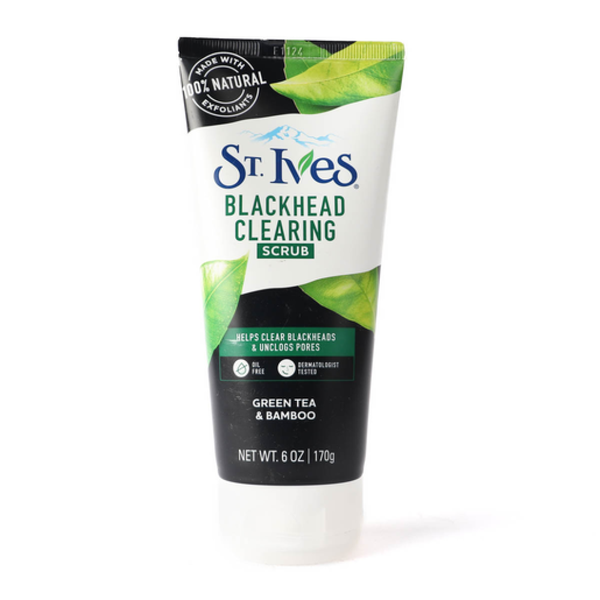 Best Face Scrub for Men Blackhead Clearing Green Tea St Ives 170g