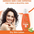 Cream 21 Aloe Vera and Vitamin E Body Lotion for Dry Skin, 400ml