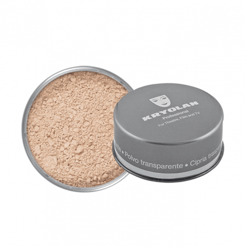 Kryolan TL 9 Translucent Loose Face Powder in Beige with Modified Rice Starch, 60g