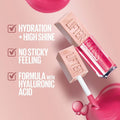 Lip Gloss Hyaluronic Acid High Shine Maybelline Lifter Gloss 005 Petal 5.4ml
