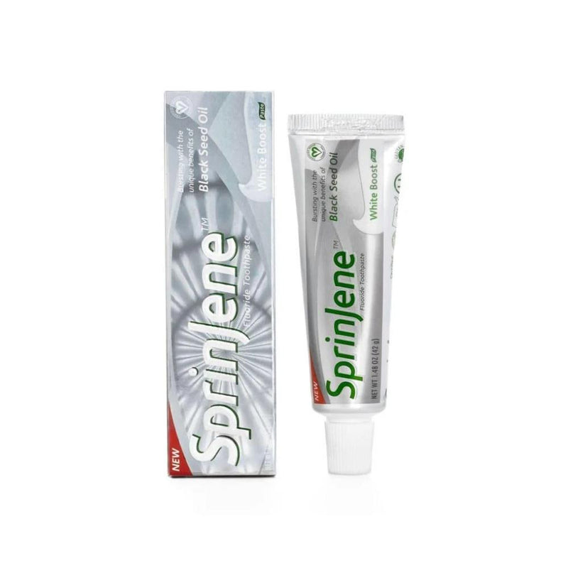 Sprinjene Black Seed Oil Toothpaste, Cavity Protection, Whitening, 42g