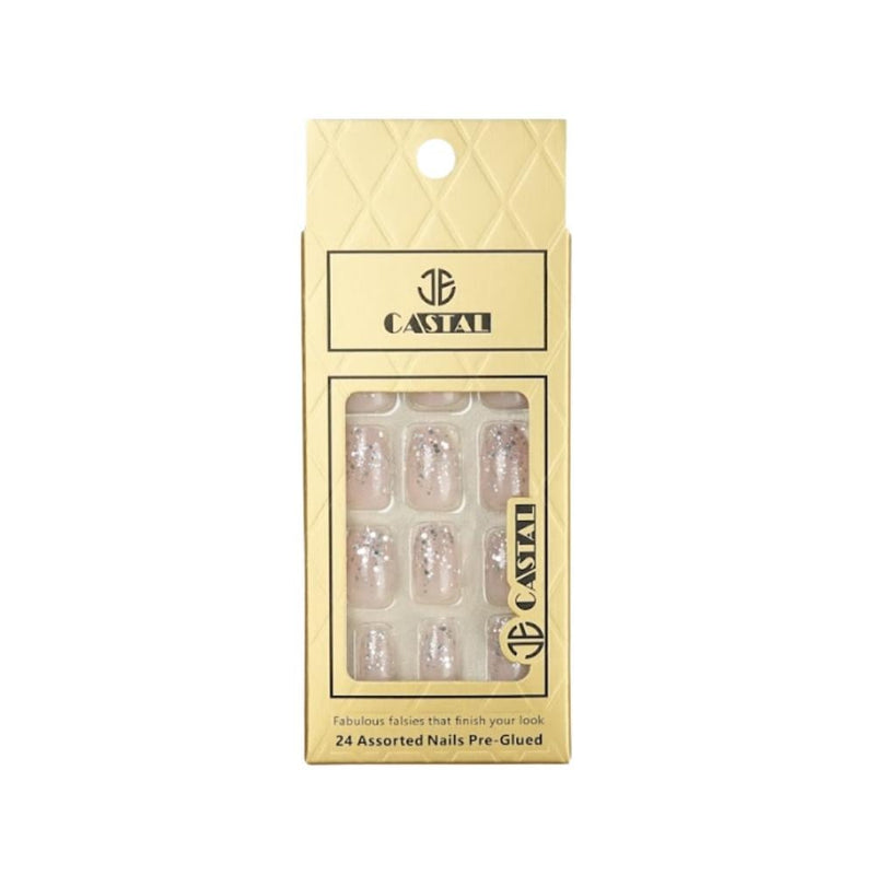 Castal Self-Adhesive Artificial Nails, 24 Pieces, B34