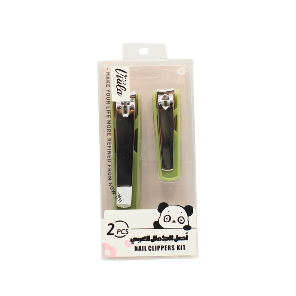 Viola Nail Clipper Set Small and Large Stainless Steel 2-Piece