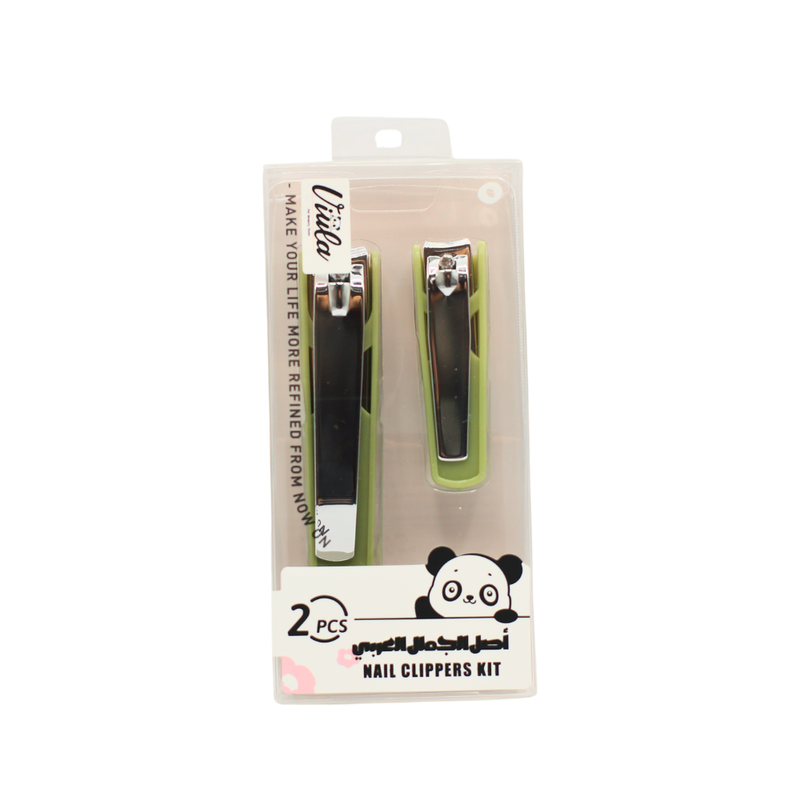 Viola Nail Clipper Set Small and Large Stainless Steel 2-Piece