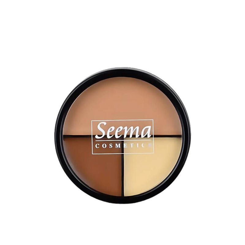 Seema Cosmetics Triple Concealer Kit 3-Shade Face Contour and Highlighter
