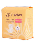 Cotton Sanitary Pads Large With Wings Organic Circles 16 Pads