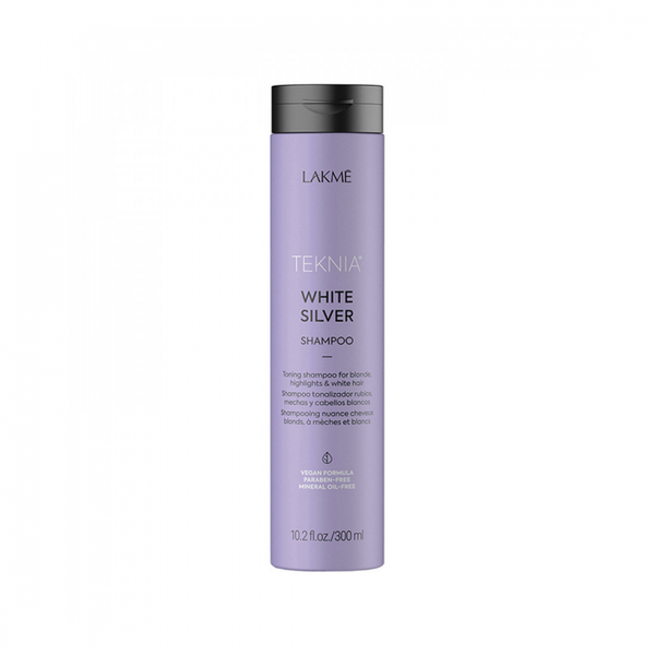 Lakme Teknia White Silver Shampoo, Anti-Yellowing, 300ml