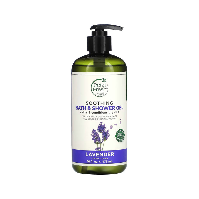 Petal Fresh Pure Shower Gel, Lavender, Soothing, 475ml